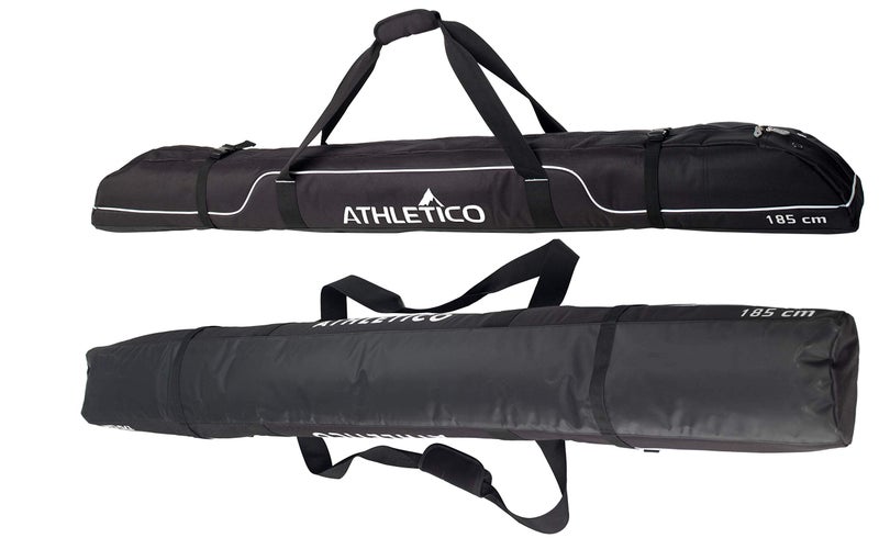 Athletico Diamond Trail Padded Ski Bag - Single Ski Travel Bag to Transport Skis (Black, 185cm) - Image 4